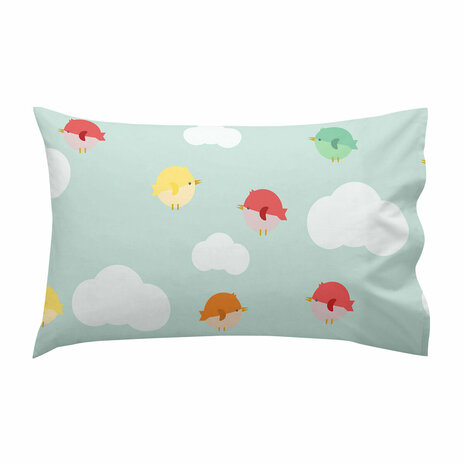 Dekbedovertrek set HappyFriday Happynois Learning To Fly Multicolour Wieg voor baby&apos;s 2 Onderdelen 5