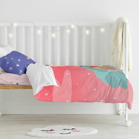 Dekbedovertrek set HappyFriday Happynois Moon Dream Multicolour Wieg voor baby&apos;s 2 Onderdelen 3