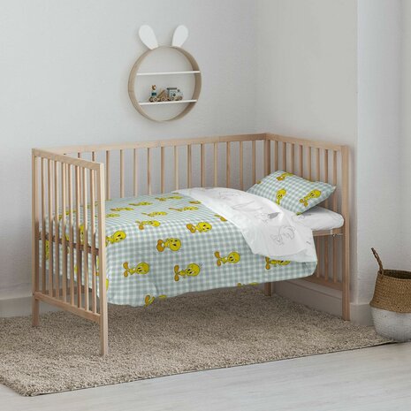 Dekbedovertrek voor kinderbed Piolín Vichy 100 x 120 cm 2