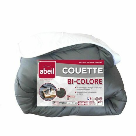 Dekbed Abeil Wit Grijs Wit/Grijs 350 g/m² 200 x 200 cm 1