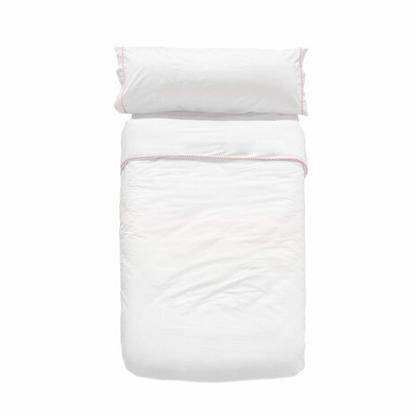 Dekbedovertrek set HappyFriday Basic Kids Roze Bed van 80/90 2 Onderdelen 1