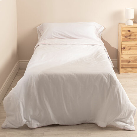 Dekbedovertrek set HappyFriday Basic Kids Roze Bed van 80/90 2 Onderdelen 3