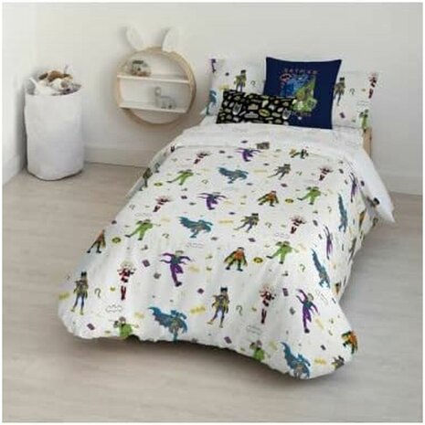 Dekbedovertrek Batman Childish Multicolour 175 Draden 200 x 200 cm 1