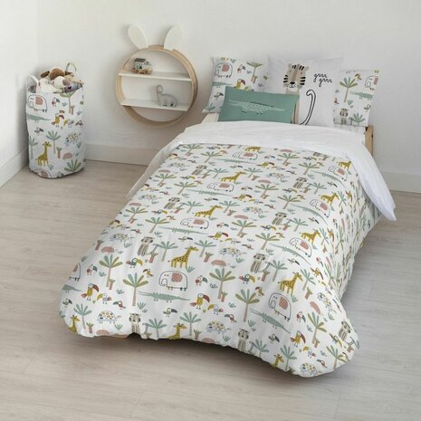 Dekbedovertrek Kids&Cotton Jeddah Small Munt 155 x 220 cm 1
