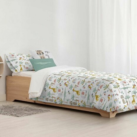 Dekbedovertrek Kids&Cotton Jeddah Small Munt 155 x 220 cm 3