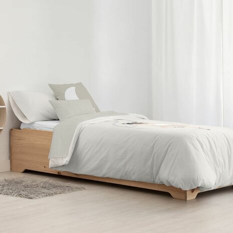 Dekbedovertrek Kids&Cotton Chay Beige 155 x 220 cm 3