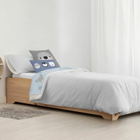 Dekbedovertrek Kids&Cotton Kanu Grijs 155 x 220 cm 3