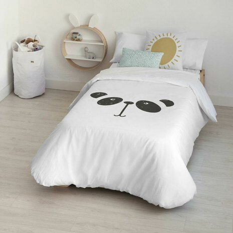 Dekbedovertrek Kids&Cotton Inder Zwart 155 x 220 cm 1