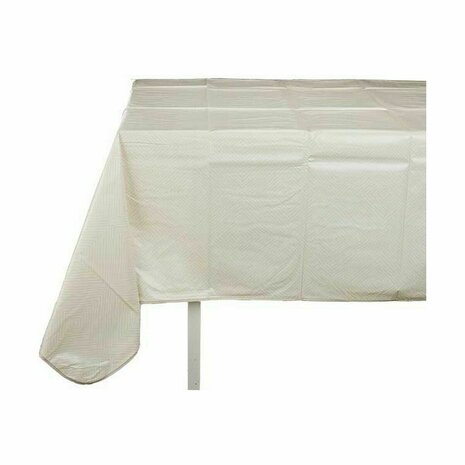 Tafelkleed Oliedoek Beige Ruiten 140 x 140 cm (12 Stuks) 2