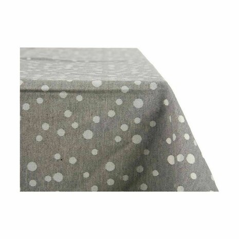 Tafelkleed Jacquard Anti-vlek Schoonheidsvlekjes 140 x 180 cm Grijs (8 Stuks) 3