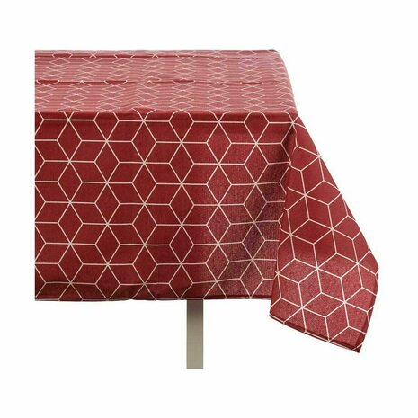 Tafelkleed Dun canvas Anti-vlek Abstract 140 x 180 cm Kastanjebruin (10 Stuks) 2
