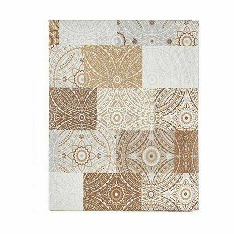 Tafelkleed Dun canvas Anti-vlek Tegel 140 x 180 cm Beige (6 Stuks) 3