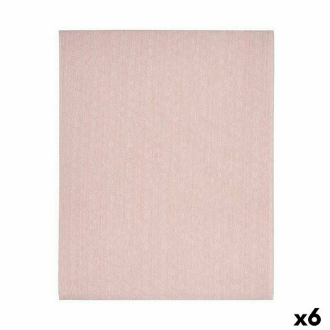Tafelkleed Dun canvas Anti-vlek Ster 140 x 180 cm Roze (6 Stuks) 1