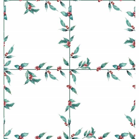 Vlekbestendig tafelkleed van hars Belum White Christmas Multicolour 100 x 250 cm 5