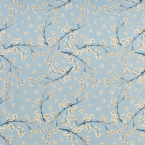 Tafelkleed Belum 0120-327 Blauw 100 x 155 cm Blommor 6