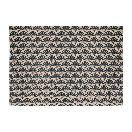 Tapijt Atmosphera Zwart Beige Katoen Multicolour 60 x 90 cm 2