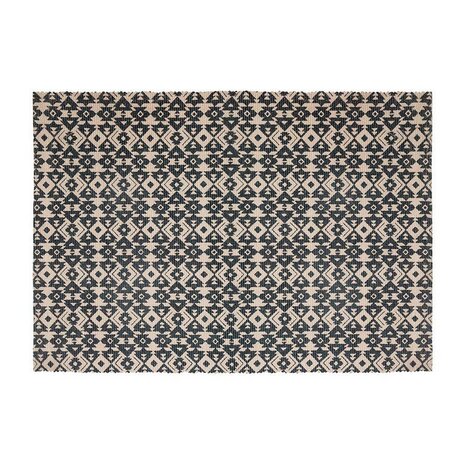 Tapijt Atmosphera Zwart Beige Katoen Multicolour 60 x 90 cm 3