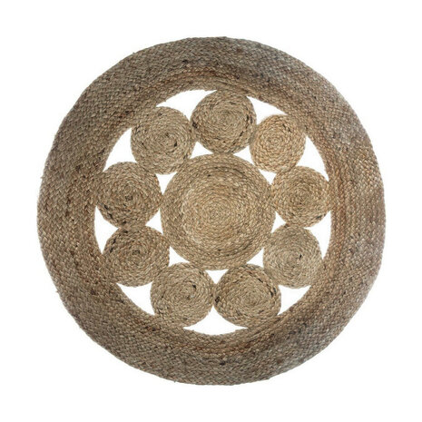 Tapijt Atmosphera Natuurlijk Jute (Ø 80 cm) 1