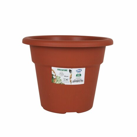 Bloempot Dem Greentime Rond Bruin ø 20 x 15,75 cm (12 Stuks) 2