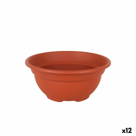 Bloempot Dem Greentime Rond Kom Bruin ø 20 x 9 cm (12 Stuks) 1