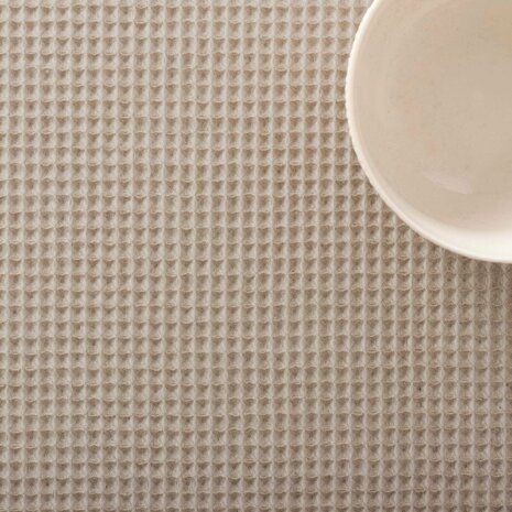 Tafelloper Belum Waffle Bruin Linnen 45 x 140 cm 3