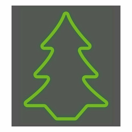 Decoratieve figuren EDM 72128 Flexiled Groen Spar 45 x 3 x 62 cm (1 Stuks) 2