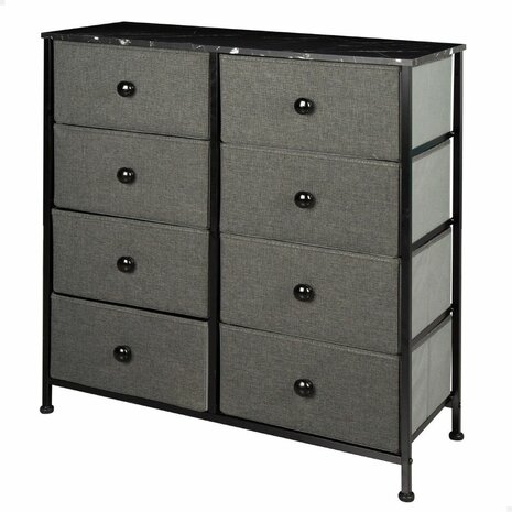 Ladekast Max Home Grijs Marmer 80 x 81 x 30 cm 1