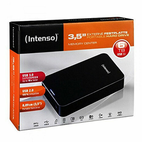 Externe Harde Schijf INTENSO 6031514 3.5" USB 3.0 6 TB Zwart 3