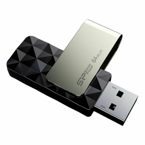 USB stick Silicon Power Blaze B30 64 GB Zwart 3