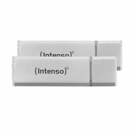 USB stick INTENSO 3531490 64 GB 2 Stuks Zilver 1
