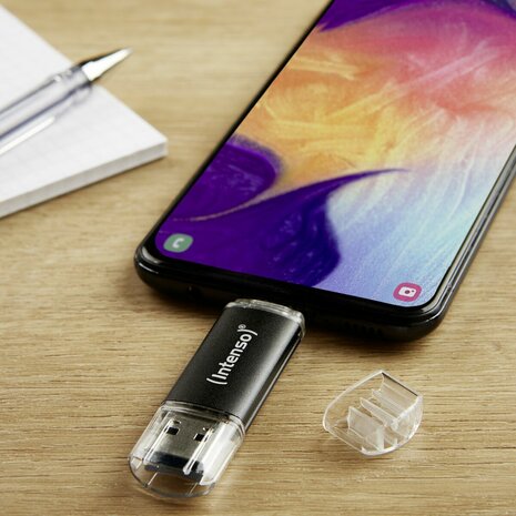 USB stick INTENSO 3539490 Antraciet 64 GB 8