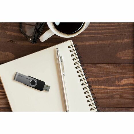 USB stick GoodRam UTS3-0640K0R11 USB 3.1 Zwart 64 GB (1 Stuks) 7