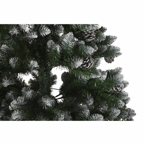 Kerstboom DKD Home Decor LED Licht Groen Metaal Polyethyleen 130 x 130 x 218 cm 3