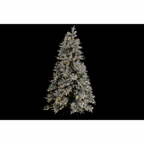Kerstboom Home ESPRIT Wit Polyethyleen Besneeuwd 120 x 120 x 210 cm 2