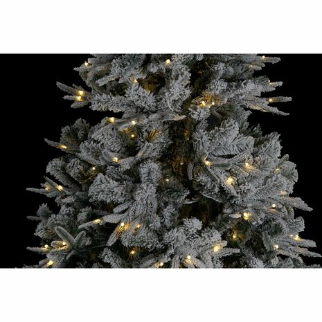 Kerstboom Home ESPRIT Wit Polyethyleen Besneeuwd 120 x 120 x 210 cm 4