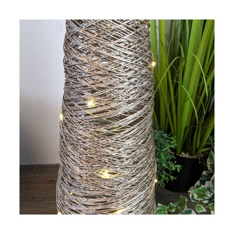 Kerstboom Gouden Warm wit Ø 20 X 80 CM (3 Stuks) 3
