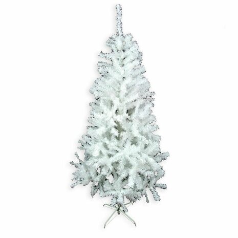 Kerstboom Wit PVC Metaal Polyethyleen 110 x 110 x 210 cm 1