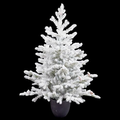 Kerstboom Polyethyleen Ananas Besneeuwd 40 x 40 x 90 cm 2