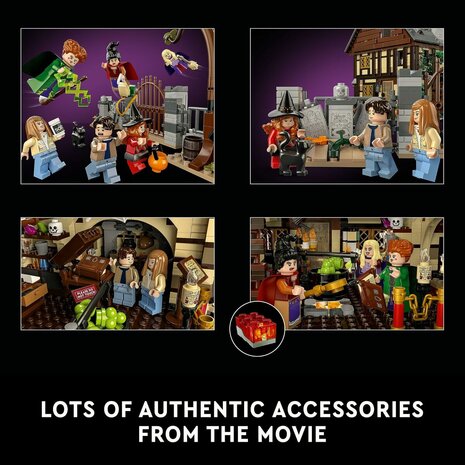 Playset Lego Disney Hocus Pocus - Sanderson Sisters&apos; Cottage 21341 2316 Onderdelen 7