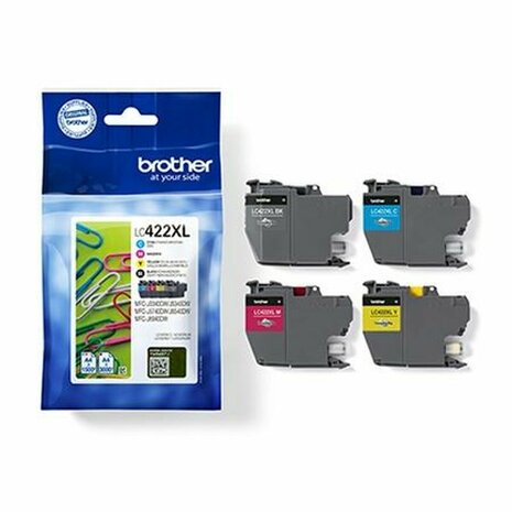 Originele inktcartridge Brother LC422XL Zwart/Cyaan/Magenta/Geel (4 Stuks) 3