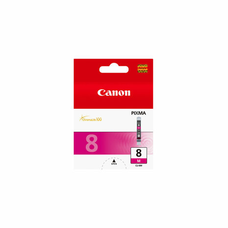 Originele inktcartridge Canon CLI-8M w/Sec Magenta (1 Stuks) 1