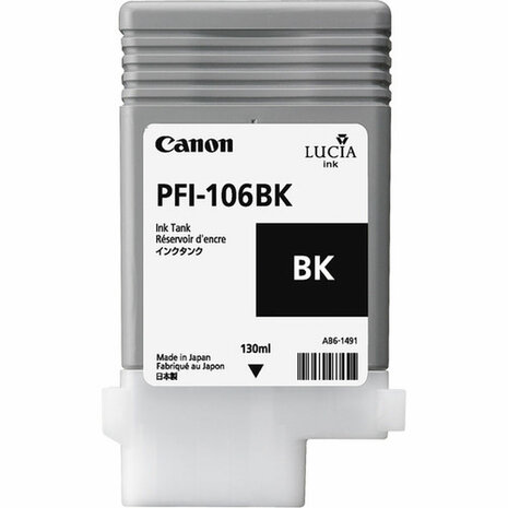 Originele inktcartridge Canon PFI-106 BK Zwart 3