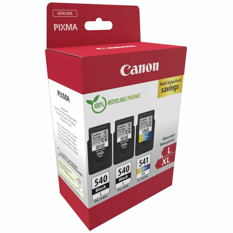 Originele inktcartridge Canon PG-540LX2/CL-541XL Zwart/Cyaan/Magenta/Geel 1