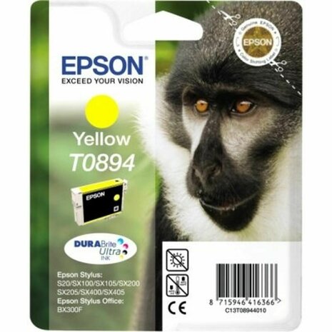 Originele inktcartridge S20/21/SX105 Epson C13T08944011 Geel 2