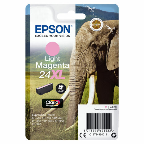 Originele inktcartridge Epson C13T24364012 Lichtmagenta 1
