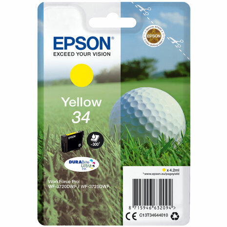 Originele inktcartridge Epson C13T34644010 Geel 1