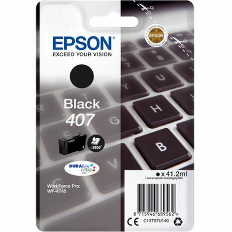 Originele inktcartridge Epson WF-4745 Zwart Cyaan 1