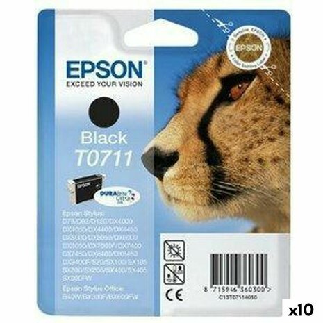 Originele inktcartridge Epson STYLUS D-78/92/120/DX-4000/5000/6000/7000F Zwart (10 Stuks) 1