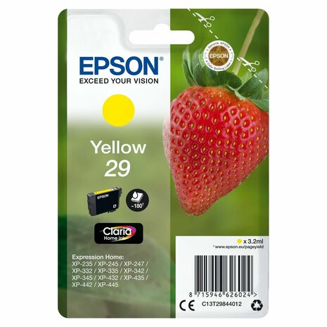 Originele inktcartridge Epson XP 235 332 335 432 435 Geel (10 Stuks) 2