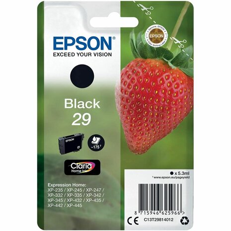 Originele inktcartridge Epson 29 XL Zwart (10 Stuks) 2